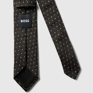 BOSS Krawatte Mit Allover-Muster (6 Cm) – Schwarz 10