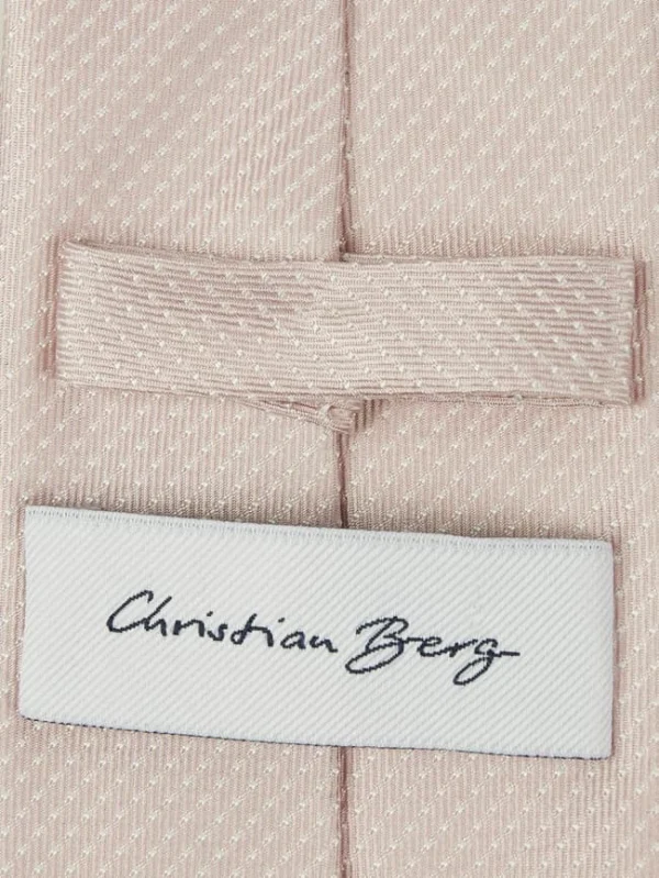 Christian Berg Men Krawatte Aus Seide (7cm) – Altrosa 3