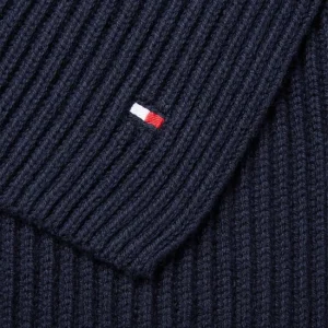Tommy Hilfiger Mütze Und Schal In Strick-Optik Im Set – Marineblau 9