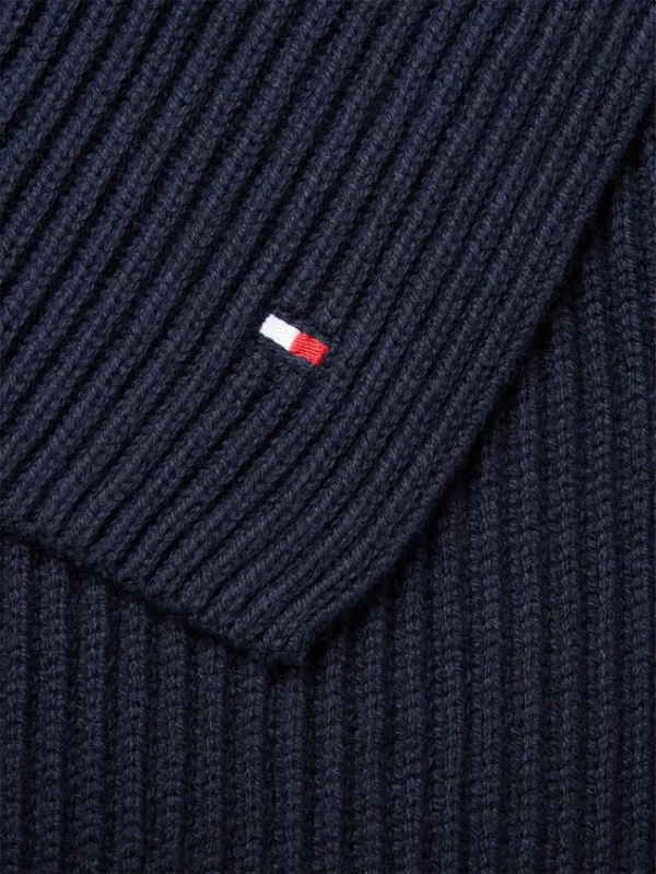 Tommy Hilfiger Mütze Und Schal In Strick-Optik Im Set – Marineblau 4