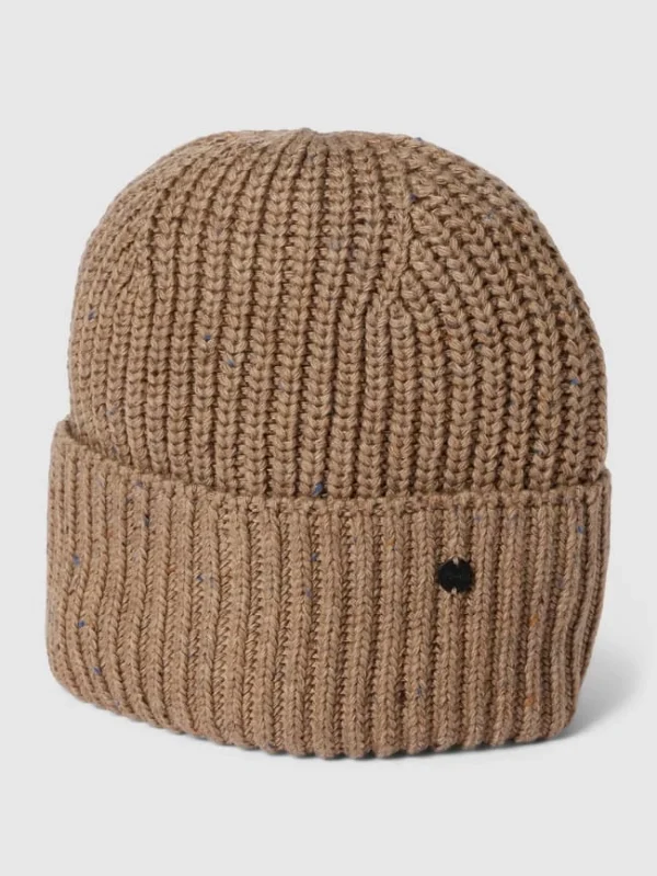 Esprit Beanie Mit Breitem Umschlag – Beige 1