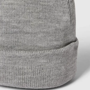 MCNEAL Beanie Mit Breitem Umschlag – Hellgrau Meliert 6