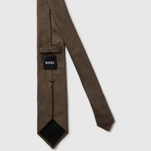 BOSS Krawatte Mit Allover-Muster (7,5 Cm) – Schwarz 10