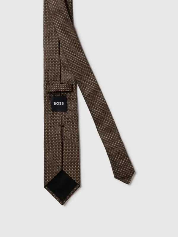 BOSS Krawatte Mit Allover-Muster (7,5 Cm) – Schwarz 4