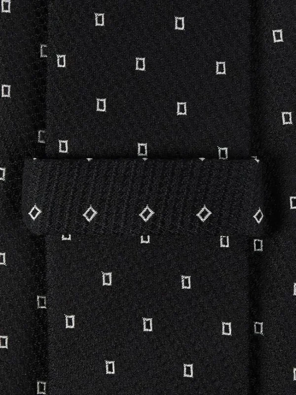 CK Calvin Klein Krawatte Aus Seide (6 Cm) – Schwarz 3