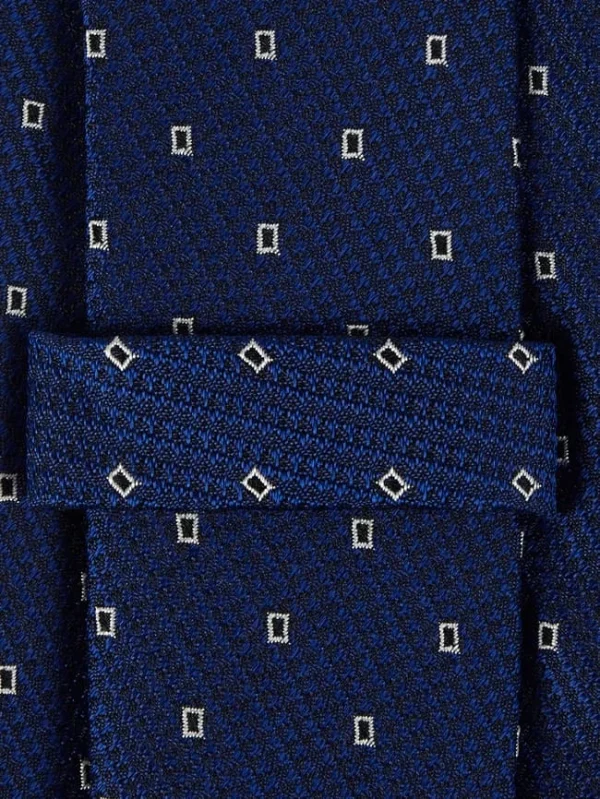 CK Calvin Klein Krawatte Aus Seide (6 Cm) – Marineblau 3