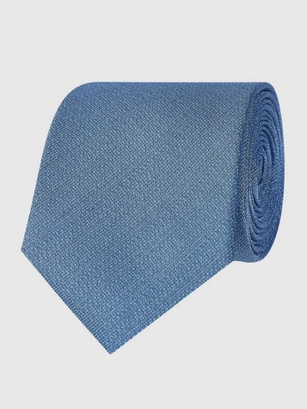 Willen Krawatte Und Einstecktuch Im Set – Blau 1