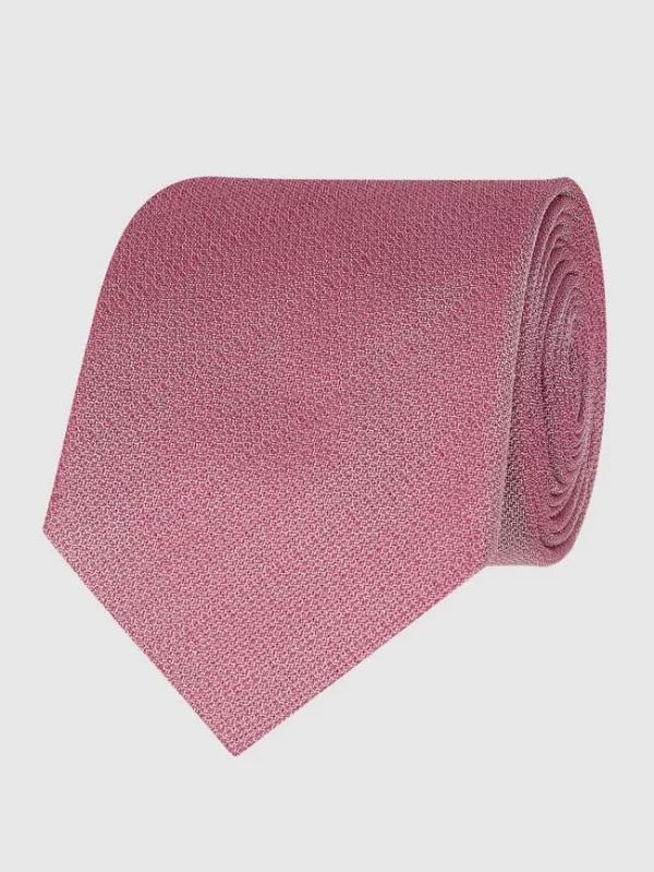 Willen Krawatte Und Einstecktuch Im Set – Fuchsia 1