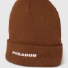 Pegador Beanie Mit Label-Stitching Modell ‚LOGO‘ – Mittelbraun 8