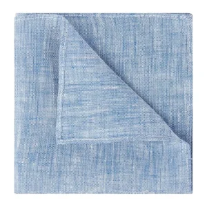 Seidenfalter Fliege Und Einstecktuch Im Set – Blau 7