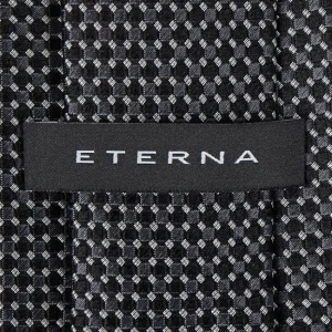 Eterna Krawatte Aus Seide (7,5 Cm) – Schwarz 6