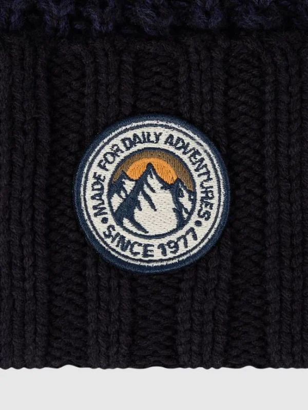 Camel Active Mütze Mit Badge – Marineblau 3