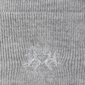 La Martina Beanie Mit Logo – Mittelgrau 6