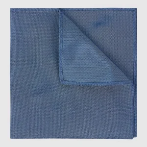 Willen Krawatte Und Einstecktuch Im Set – Blau 7
