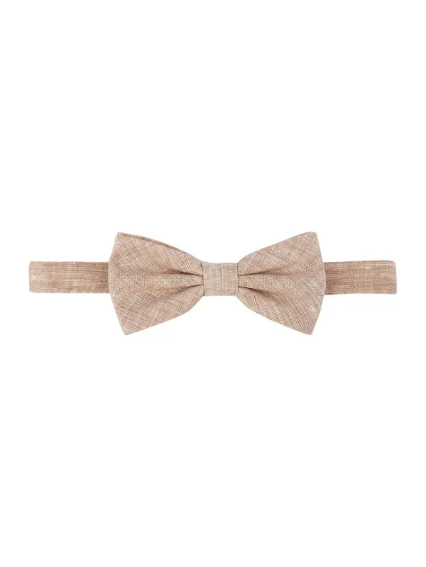 Seidenfalter Fliege Und Einstecktuch Im Set – Beige 4