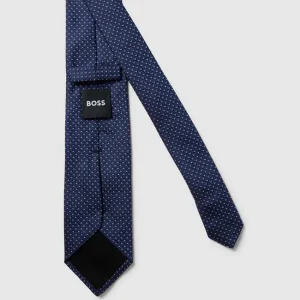 BOSS Krawatte Mit Allover-Muster (7,5 Cm) – Blau 10