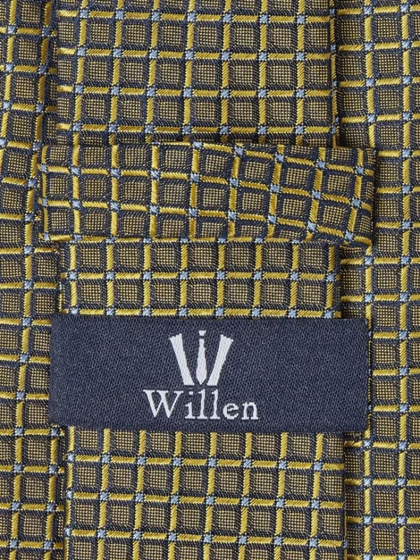 Willen Krawatte Aus Seide (7 Cm) – Gelb 3