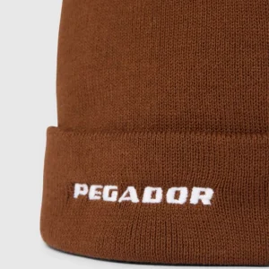 Pegador Beanie Mit Label-Stitching Modell ‚LOGO‘ – Mittelbraun 6