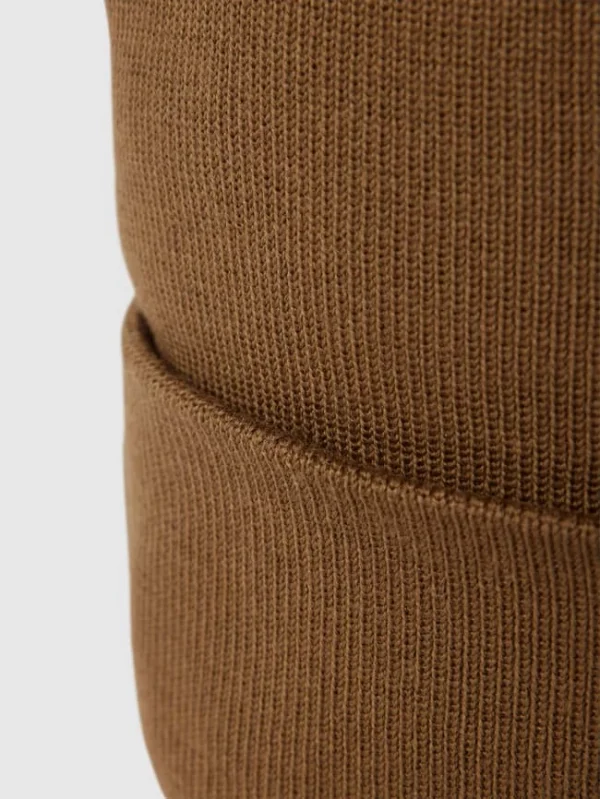 S.Oliver RED LABEL Beanie Mit Breitem Umschlag – Mittelbraun 3