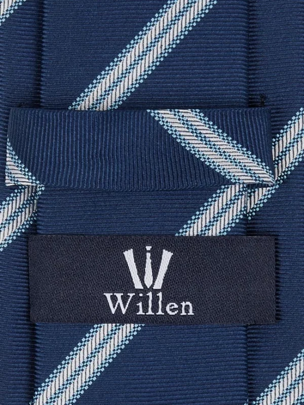 Willen Krawatte Aus Seide (6 Cm) – Marineblau 3