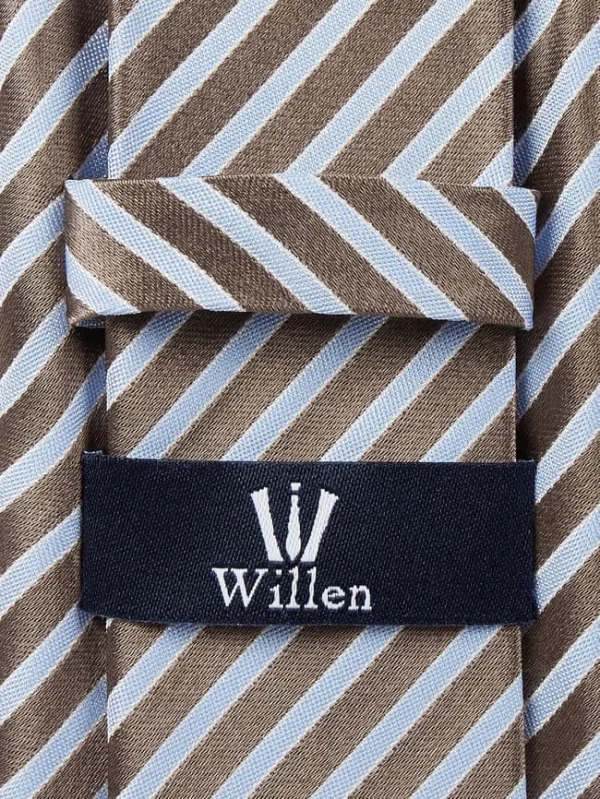 Willen Krawatte Aus Seide (7 Cm) – Taupe 3