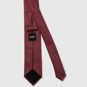 BOSS Krawatte Mit Allover-Muster (7,5 Cm) – Rot 10