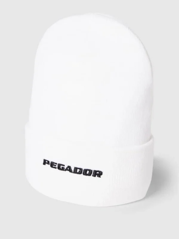 Pegador Beanie Mit Label-Stitching – Weiß 1