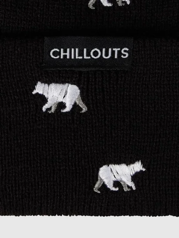 Chillouts Mütze Mit Stickereien Modell ‚Sea Hat‘ – Schwarz 3