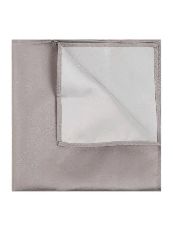 Willen Krawatte Und Einstecktuch Im Set – Taupe 3
