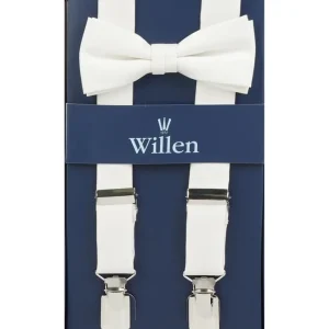 Willen Hosenträger Und Fliege Im Set – Beige 10