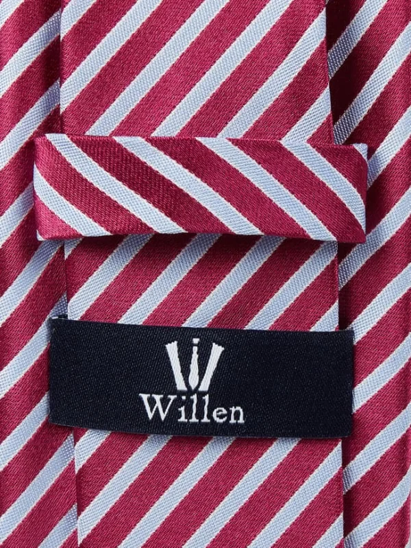 Willen Krawatte Aus Seide (7 Cm) – Fuchsia 3