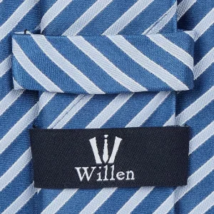 Willen Krawatte Aus Seide (7 Cm) – Blau 6