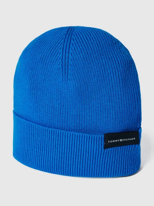 Tommy Hilfiger Mütze Mit Label-Details – Royalblau 1