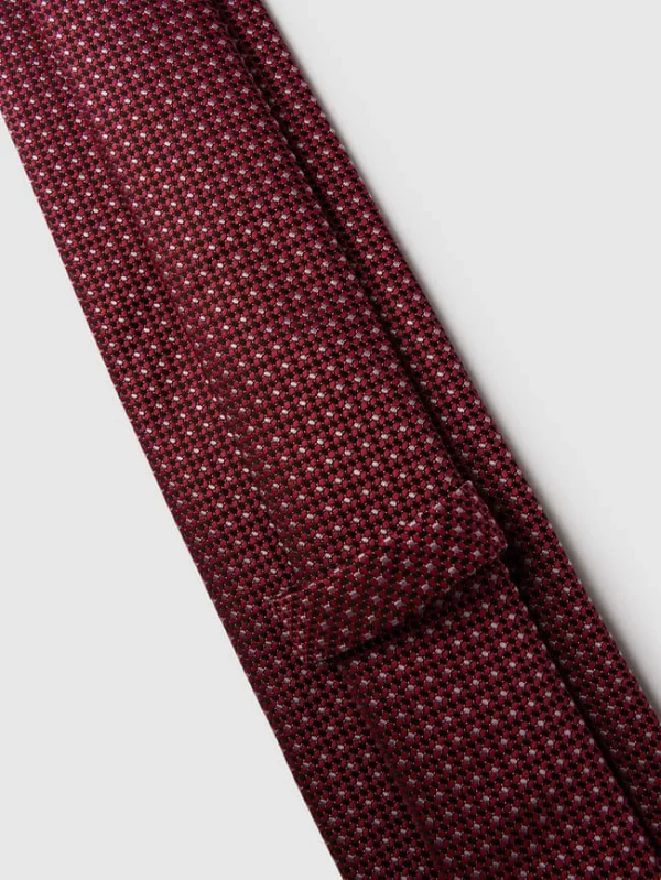 BOSS Krawatte Mit Allover-Muster (7,5 Cm) – Rot 5