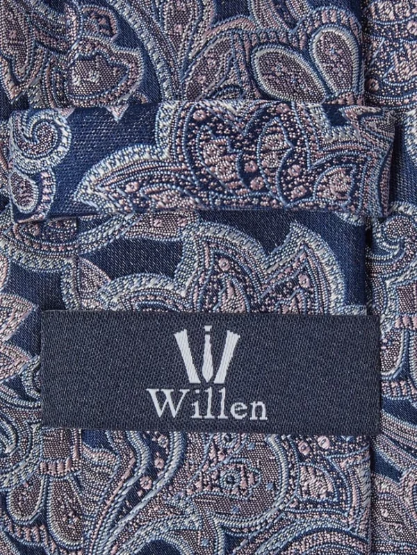 Willen Krawatte Aus Seide (7 Cm) – Hellrosa 3
