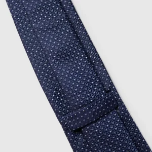 BOSS Krawatte Mit Allover-Muster (7,5 Cm) – Blau 12