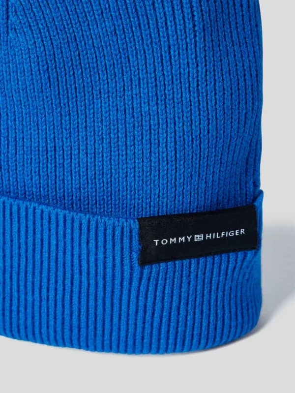 Tommy Hilfiger Mütze Mit Label-Details – Royalblau 3