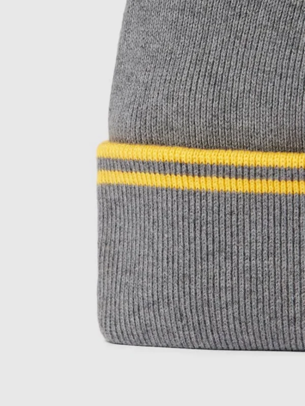 Esprit Beanie Mit Woll-Anteil Und Label-Stitching – Mittelgrau 3
