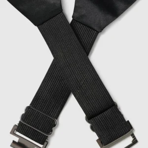 Profuomo Fliege, Einstecktuch Und Kummerbund Im Set – Schwarz 10