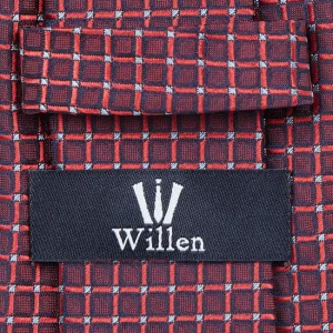 Willen Krawatte Aus Seide (7 Cm) – Rot 6
