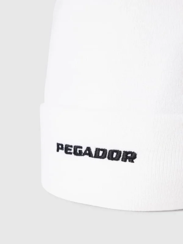 Pegador Beanie Mit Label-Stitching – Weiß 3