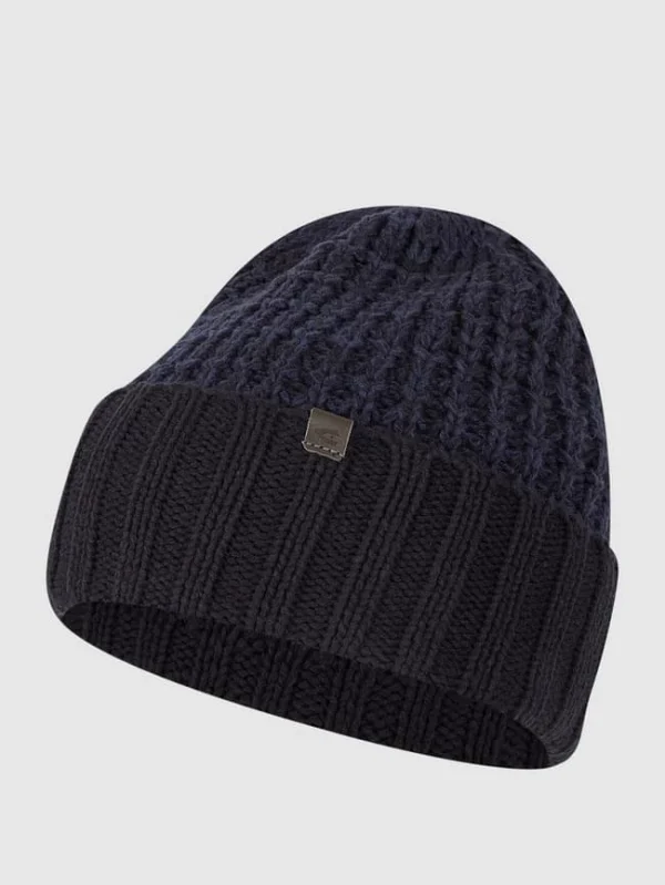 Camel Active Mütze Mit Badge – Marineblau 1