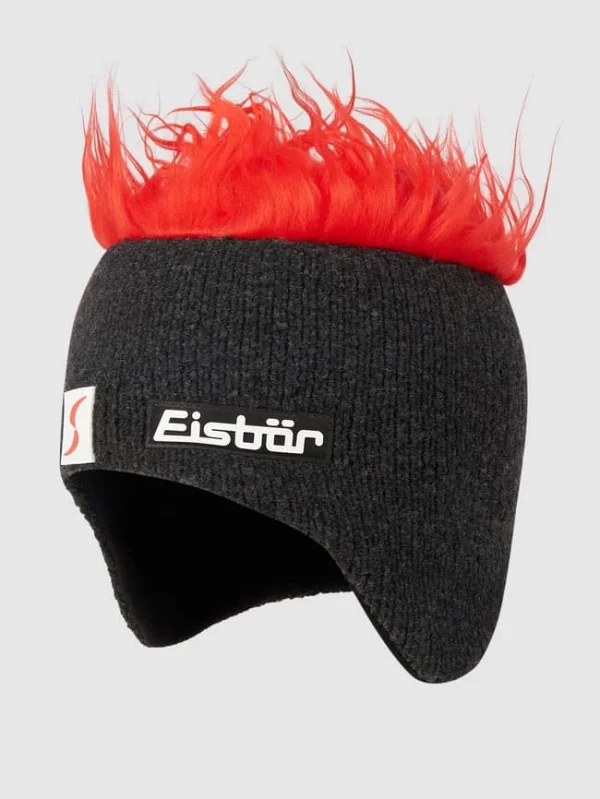 EISBAER Mütze Mit Kontrastbesatz – Rot 1