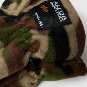 Alpha Industries Mütze Und Handschuhe Aus Fleece Im Set – Khaki 9