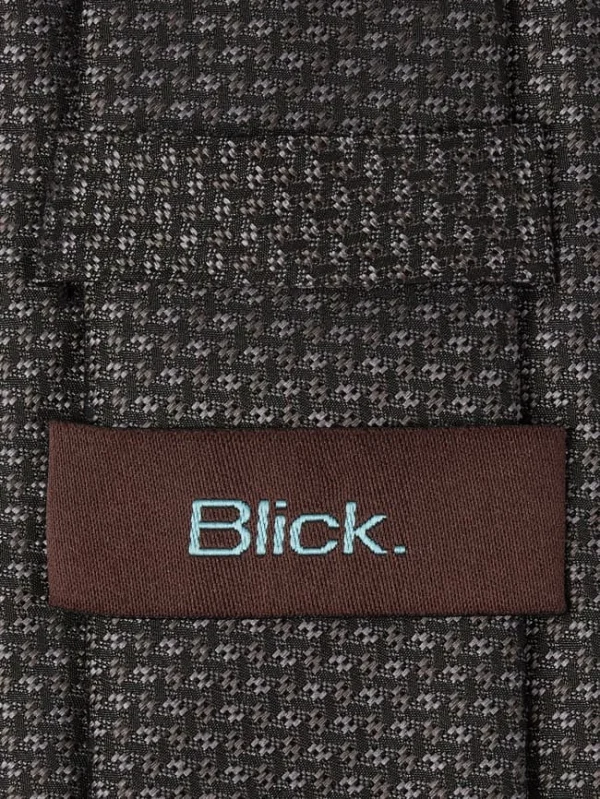 Blick Krawatte Aus Reiner Seide (6,5 Cm) – Hellgrau 3