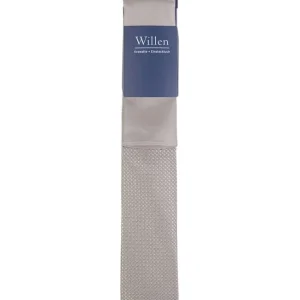 Willen Krawatte Und Einstecktuch Im Set – Taupe 9
