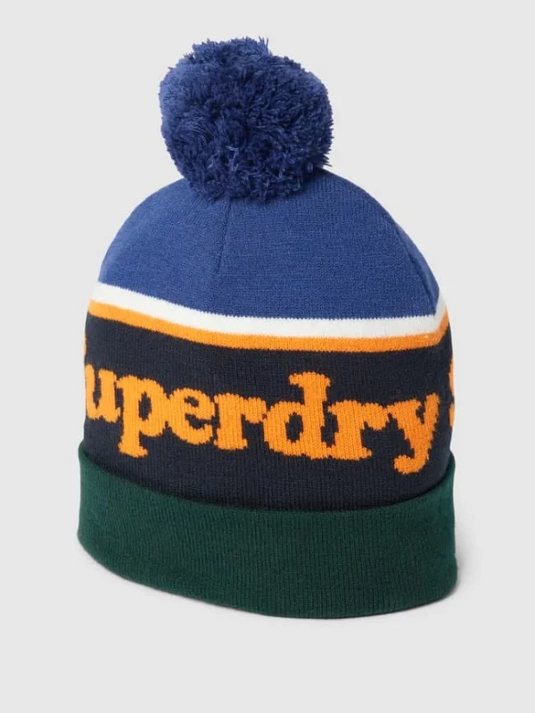 Superdry Pudelmütze Mit Label-Print – Bottle 1