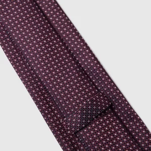 BOSS Krawatte Mit Allover-Muster (7,5 Cm) – Bordeaux Rot 12