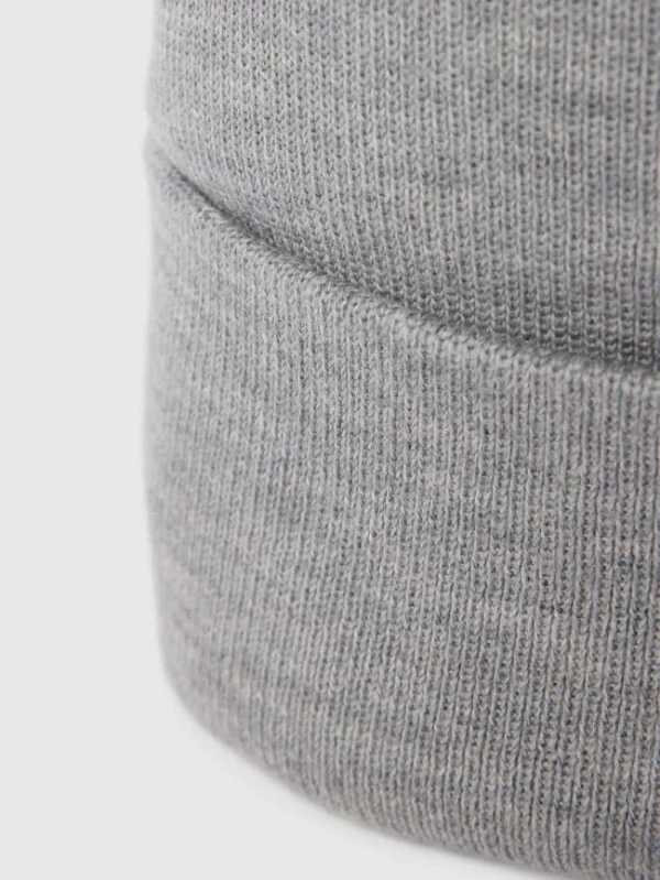 S.Oliver RED LABEL Beanie Mit Breitem Umschlag – Dunkelgrau 3