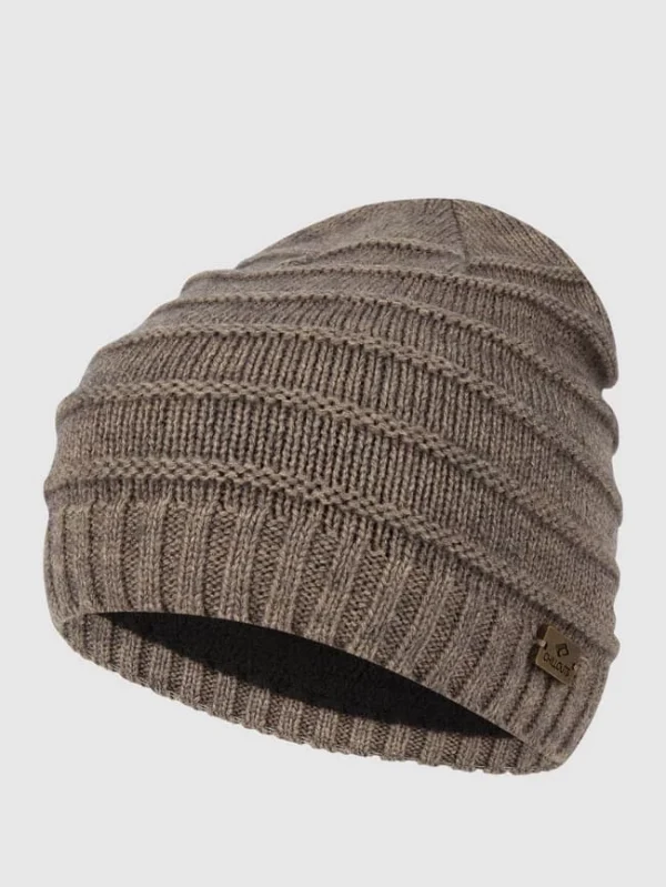 Chillouts Beanie Mit Woll-Anteil Modell ‚Arne‘ – Beige Meliert 1